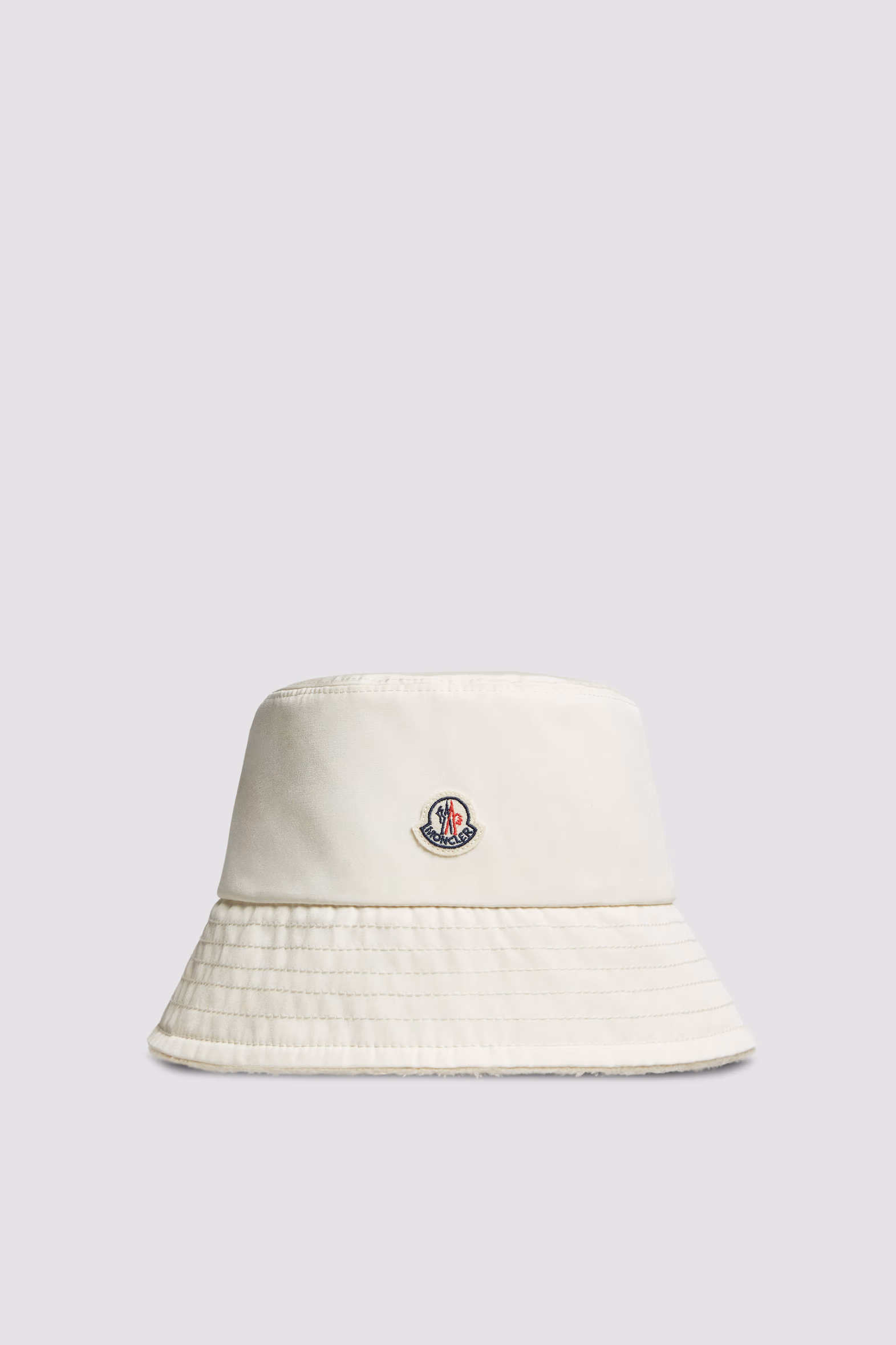 Reversible Teddy Bucket Hat Women White Moncler 0